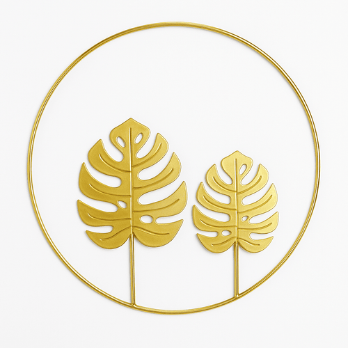 Cuadro Circular de hojas pequeño