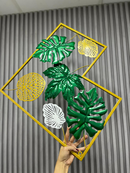 Cuadro de Hoja Verde