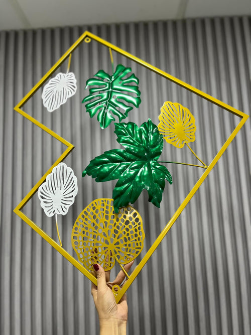 Cuadro de Hoja Verde